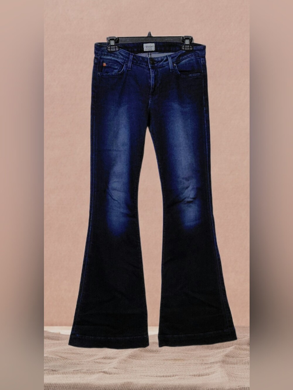 Hudson SUPER FLARE 29x32.5 FLAP POCKETS South Hampton Blue Bell Bottoms 8" Rise